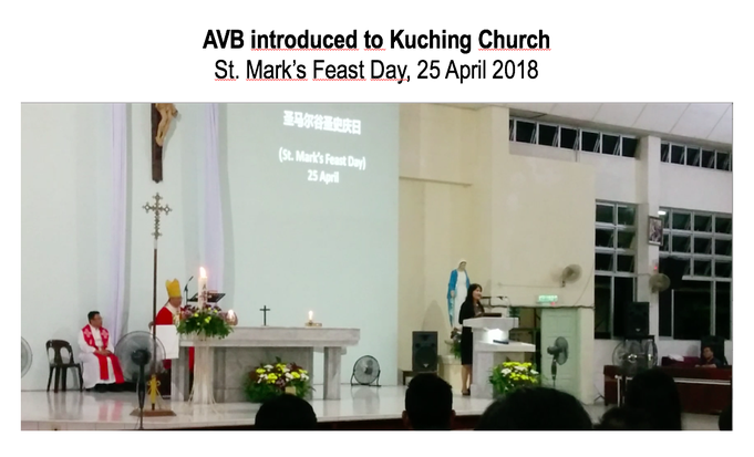 AVB introduced on St Mark's Feast Day