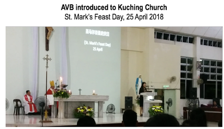AVB Promoted at St Mark's Church Kuching